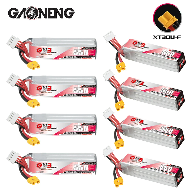 Batería Lipo GNB HV 11,4 V 550 - Drone Battery 3S reseña y precio