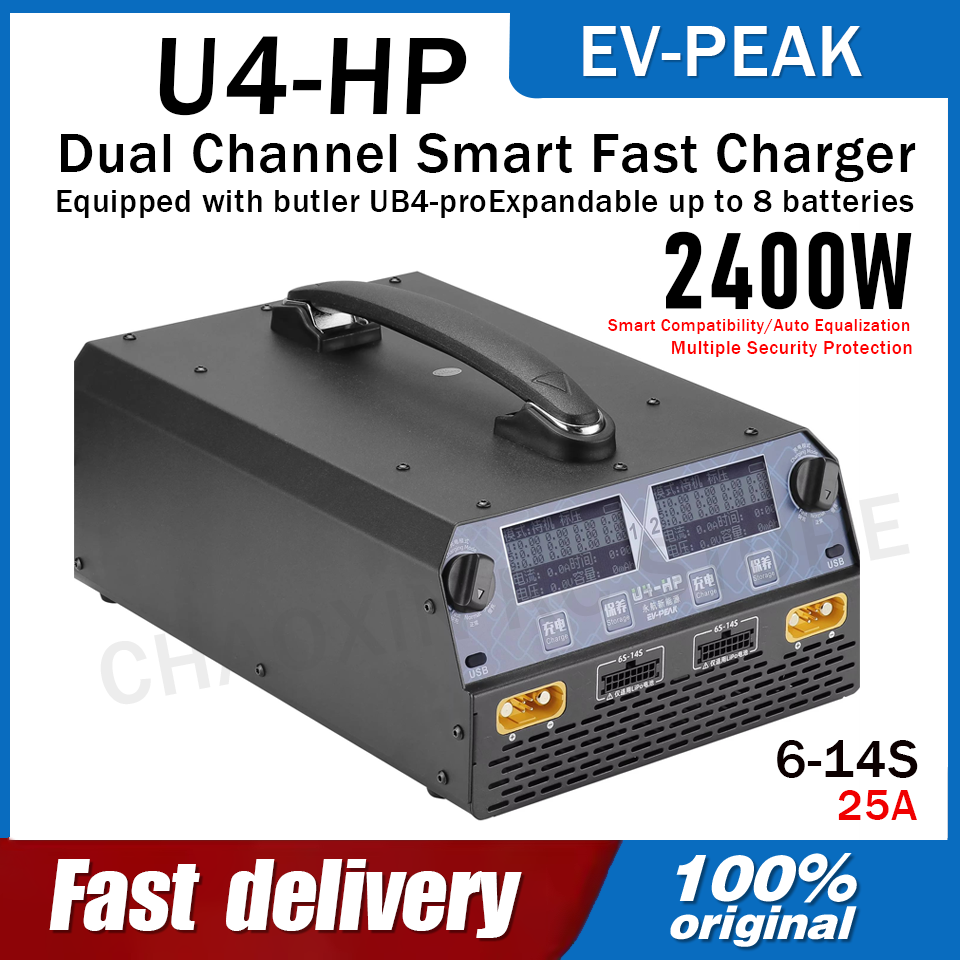 Cargador de Baterías EV-PEAK U - Drone Battery 6S reseña y precio