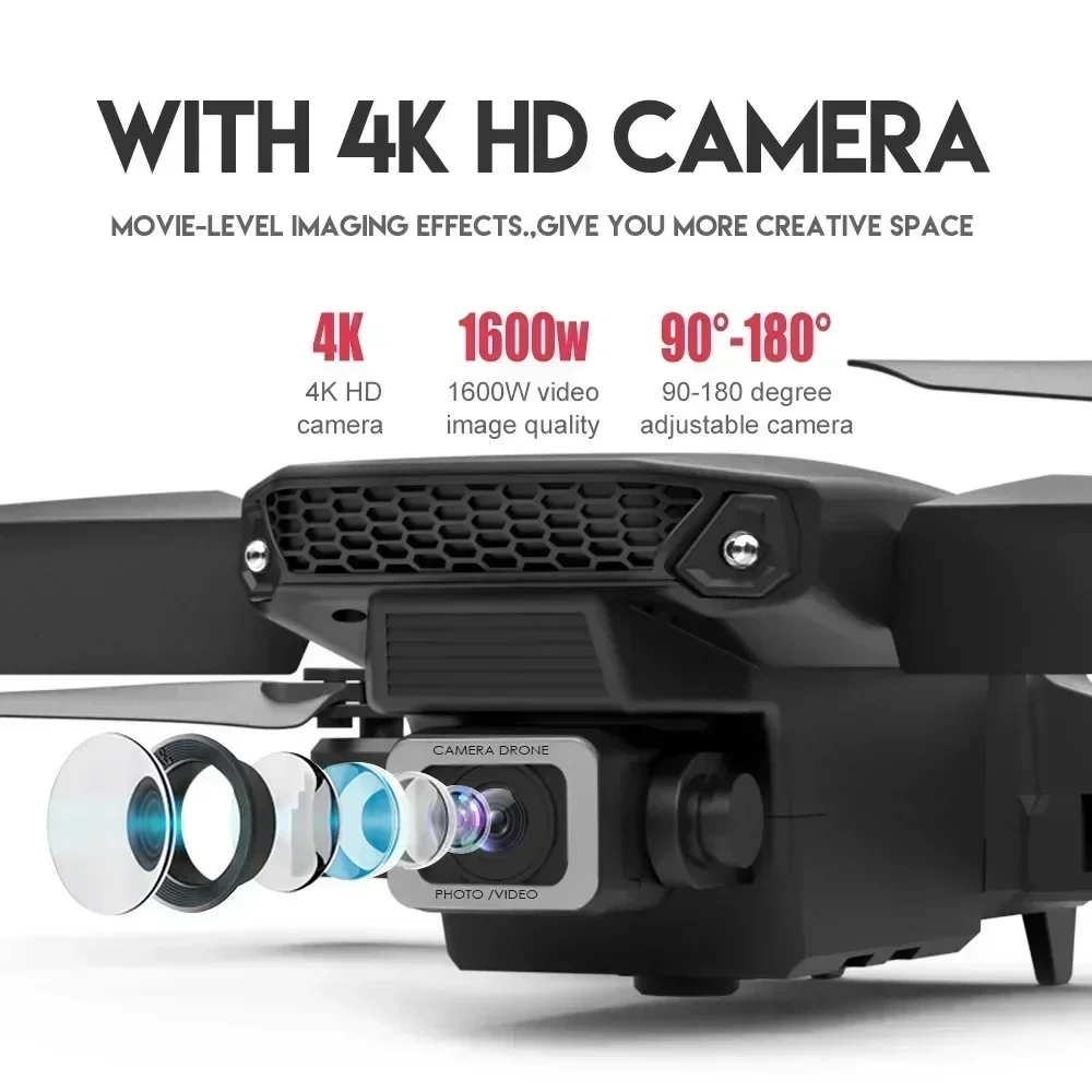 E88 Pro WIFI FPV Drone gran an - Drone Battery Case reseña y precio