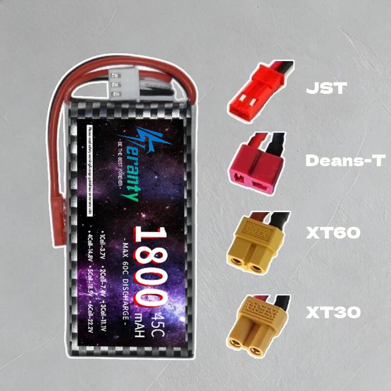 Batería Lipo TERANTY 2S 3S 4S  - Drone Battery 3S reseña y precio