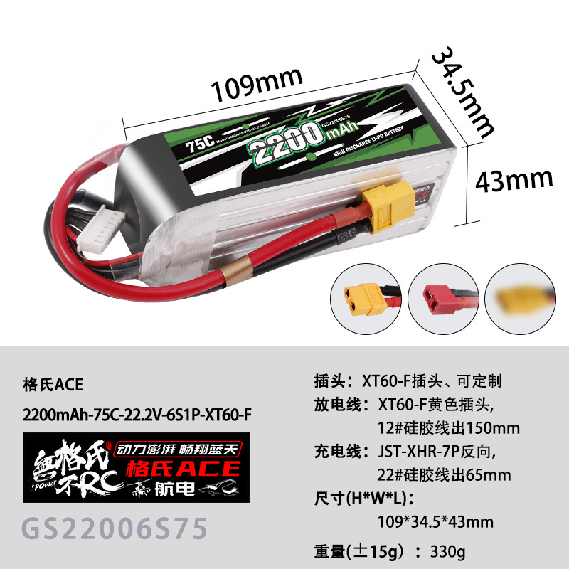 NUEVA Batería Lipo Gens ACE 22 - Drone Battery 6S reseña y precio