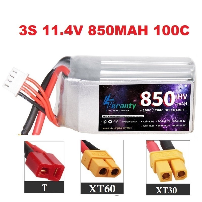 1/2/3 Uds TERANTY 3S 11,4 V ba - Drone Battery Connector reseña y precio